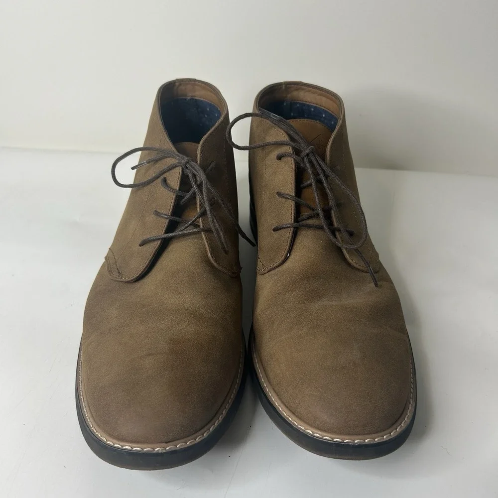 Hawker Rye Chukka Boots Mens 13 Brown Nubuck Lace Up Career Casual